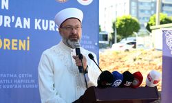 Diyanet İşleri Başkanı Erbaş, Kastamonu'da Kur'an kursu temel atma törenine katıldı