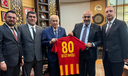 Kayserispor’dan MHP Lideri Devlet Bahçeli’ye ziyaret