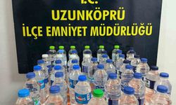 Edirne'de kaçak alkol operasyonu: 23 litre el yapımı alkol ele geçirildi