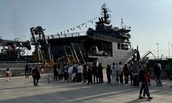 TCG Alemdar gemisi Tekirdağ'da ziyarete açıldı