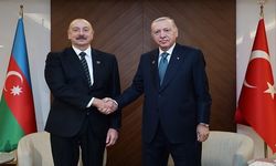 Cumhurbaşkanı Erdoğan, Azerbaycan Cumhurbaşkanı Aliyev ile bir araya geldi