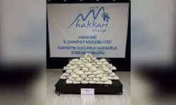 Hakkari'de, otomobilde yapılan aramada 92 kilogram metamfetamin ele geçirildi