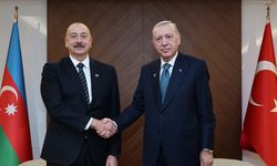 Cumhurbaşkanı Erdoğan, Azerbaycan Cumhurbaşkanı Aliyev ile bir araya geldi