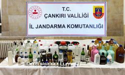 Çankırı’da onlarca litre kaçak alkol ele geçirildi