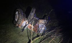 Samsun’da devrilen traktörün sürücüsü hayatını kaybetti