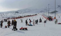 Yıldız Dağı'nda yeni yılın ilk gününde yoğunluk yaşandı