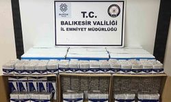 Edremit’te piyasa sürülmeye hazır 100 bin makaron ele geçirildi