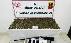 Sinop’ta bin 689 gram kubar esrar maddesi ele geçirildi