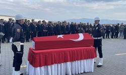 Aydın'da görev başında vefat eden polis memuru için tören düzenlendi