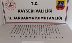 Kayseri'de tarihi eser niteliğinde 208 obje ele geçirildi