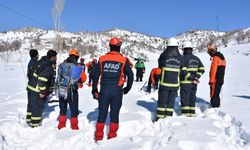 Şırnak'ta AFAD ekiplerine çığda arama kurtarma eğitimi verildi