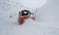 Tunceli'de yoğun kar nedeniyle Hozat-Ovacık kara yolu ulaşıma kapatıldı