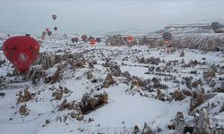 Kapadokya'da sıcak hava balonu turları olumsuz hava koşulları nedeniyle 13 gündür yapılamıyor