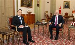 TBMM Başkanı Kurtulmuş, Japonya'nın Ankara Büyükelçisi Takahiko'yu kabul etti