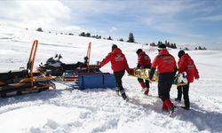 Ilgaz Yurduntepe Kayak Merkezinde ilkyardım tatbikatı yapıldı