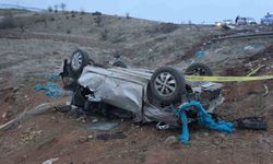 Adıyaman’da takla atan otomobil şarampole yuvarlandı: 1 ölü, 3 yaralı