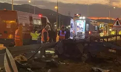 Anadolu Otoyolu'nda bariyere çarpıp takla atan otomobildeki iki can kaybı