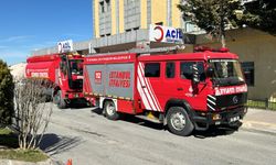 Arnavutköy Devlet Hastanesi'nde çıkan yangın söndürüldü