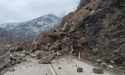 Ordu'da üç ilçenin bağlantı yolu heyelan nedeniyle ulaşıma kapandı