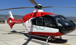 Tokat'ta ambulans helikopter 13 yaşındaki çocuk için havalandı