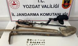 Yozgat'ta izinsiz kazı yapan 2 kişi suçüstü yakalandı