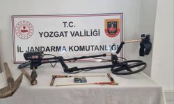 Yozgat'ta izinsiz kazı yapan 3 kişi suçüstü yakalandı