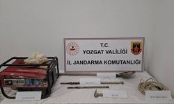 Yozgat'ta izinsiz kazı yapan 4 kişi suçüstü yakalandı