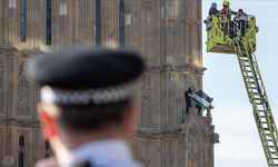 İngiltere'de Big Ben'e tırmanarak Filistin bayrağı açan protestocu mahkemeye çıkarılacak