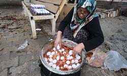 Iğdır'da renk renk süslenen yumurtalar nevruza "renk" katıyor