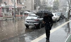 Aksaray'da kar yağışı etkili oluyor