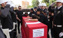 Şırnak'ta bir aracın çarpmasıyla şehit olan polis memuru için tören düzenlendi