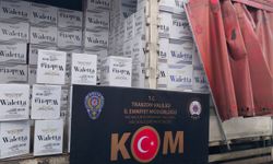 Trabzon'da 3,7 ton tütün ve 1,2 milyon makaron ele geçirildi