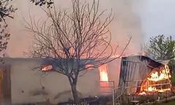 Edirne'de müstakil ev yangında kullanılamaz hale geldi