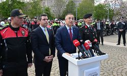 Gaziantep'te emniyet ve jandarma filosuna 50 motosiklet katıldı