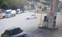 Akaryakıt istasyonunda attığı drift pahalıya patladı