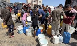 İsrail saldırıları altındaki Gazze'de su krizi devam ediyor