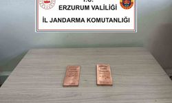Erzurum’da 2 kilo sahte külçe altın ele geçirildi