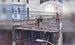 Malatya’da işçilerin halay molası yüzleri güldürdü