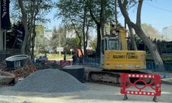 Sarıyer'de çöken yolda ekiplerin çalışması 4. gününde sürüyor