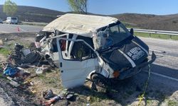 Yozgat'ta refüje devrilen minibüsteki 1 kişi öldü, 2 kişi yaralandı