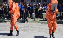 Arama kurtarma ekipleriyle "KBRN ve yangın tatbikatı" yapıldı