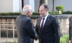 KKTC Cumhuriyet Meclisi Başkanı Öztürkler, Diyarbakır Valiliğini ziyaretinde konuştu