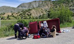 Çorum'da triportörün devrilmesi sonucu 2 kişi yaralandı