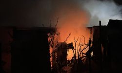 Kayseri'de prefabrik evde çıkan yangın söndürüldü