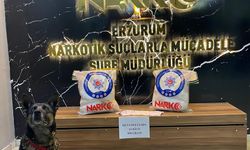 Erzurum'da 15 kilo 245 gram uyuşturucu ele geçirildi, 3 zanlı tutuklandı