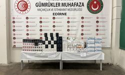 Kapıkule'de kaçak ürünler taşıyan tırın sürücüsü gözaltına alındı