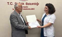 Kayseri'de sigarayı bırakanlara teşekkür belgesi verildi