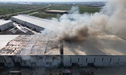 Tekirdağ'da kauçuk fabrikasında çıkan yangın kontrol altına alındı
