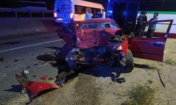 Tekirdağ'da otomobil ile midibüsün çarpıştığı kazada 1 kişi hayatını kaybetti