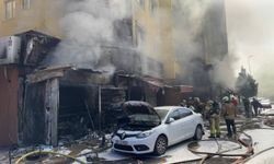 Ümraniye'de hediyelik eşya dükkanında çıkan yangın kontrol altına alındı